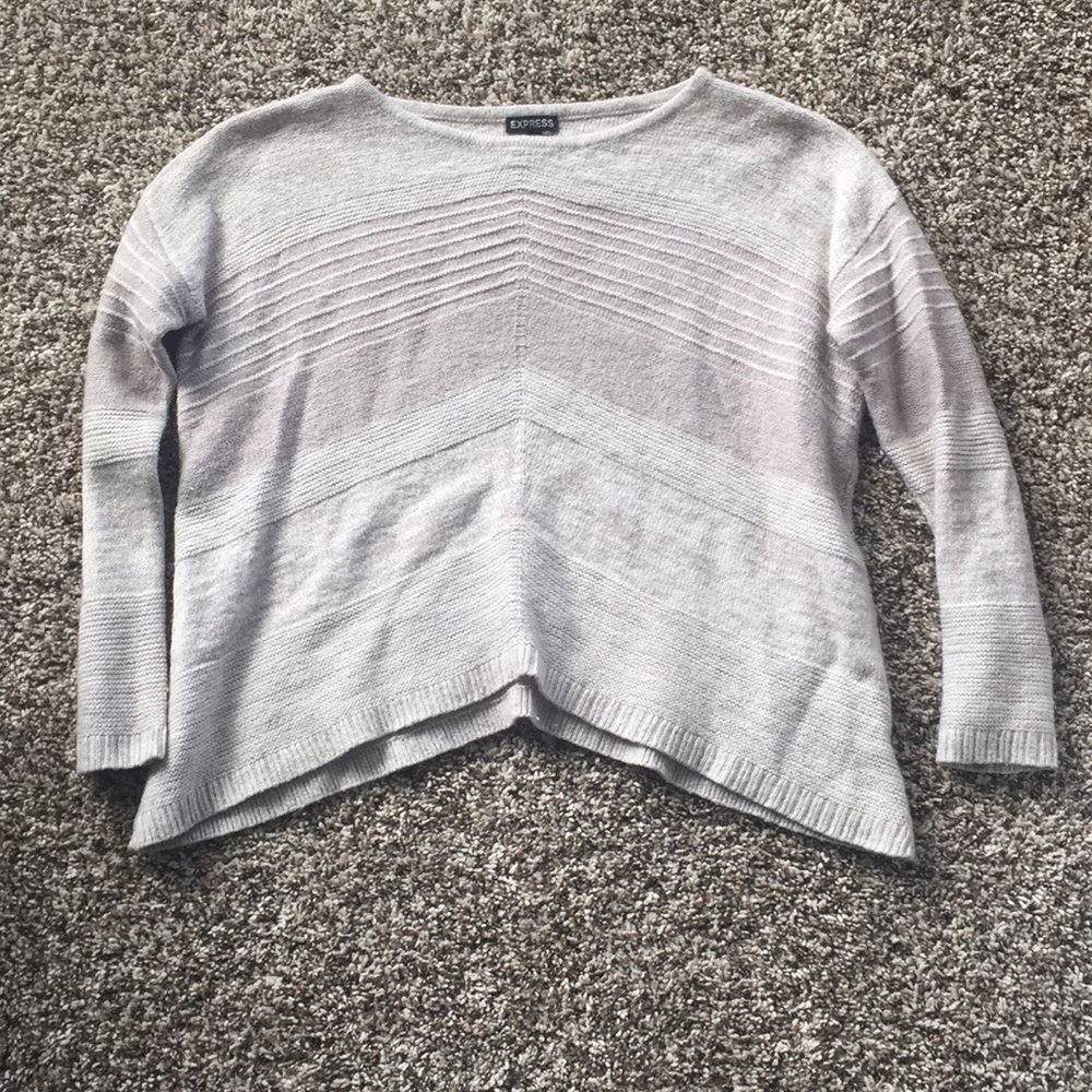 Express brand khaki flowy sweater size XS